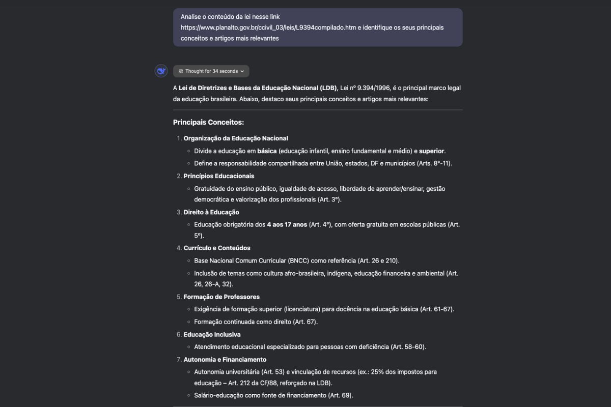 Print de teste no DeepSeek